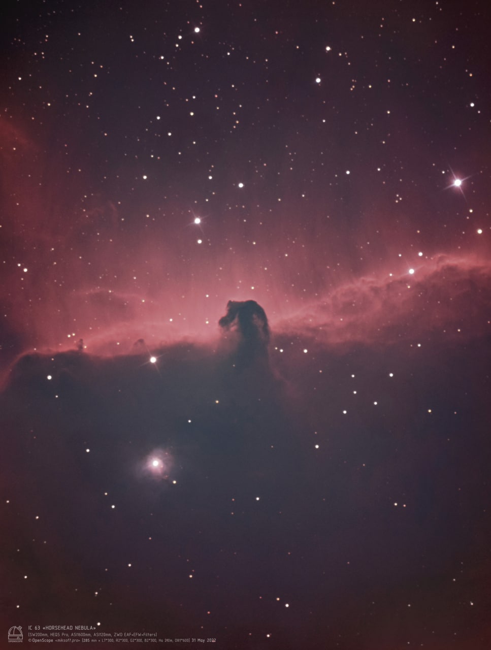 Туманность "Конская голова" (IC 434) Фотография объекта