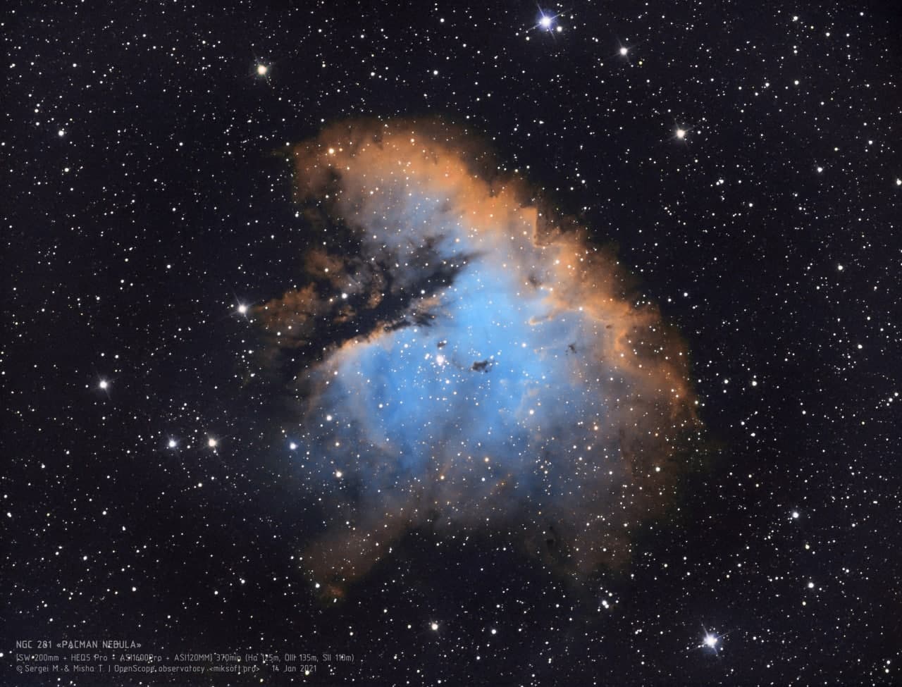 Туманность "Пакман" (NGC 281) Фотография объекта